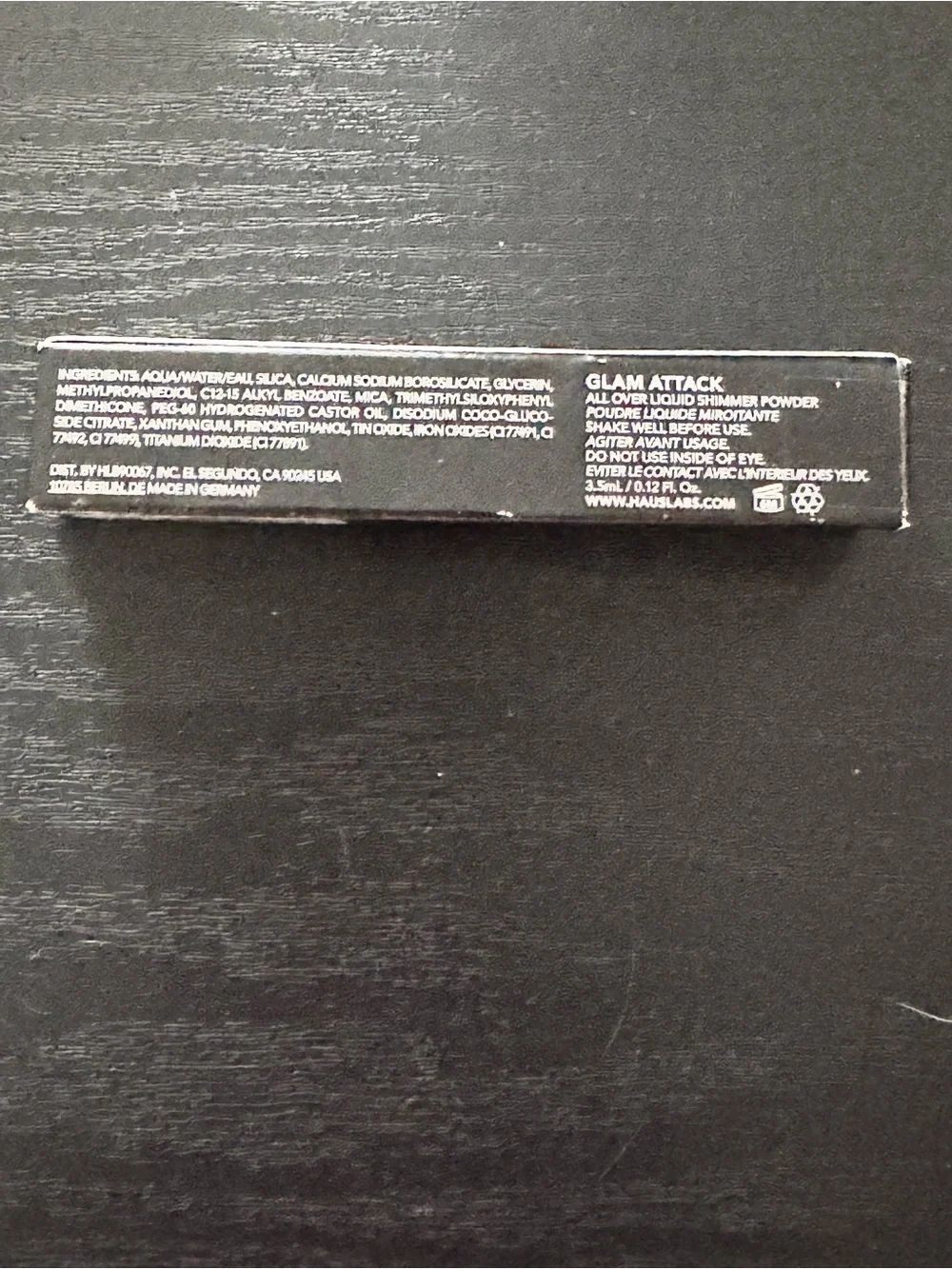 NEW Haus Labs Glam Attack Liquid Shimmer Powder Legend 3.5mL Lady Gaga